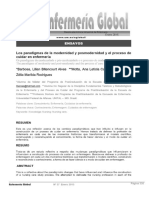 Texto 02 Vista de Los Paradigmas de La Modernida...d y El Proceso de Cuidar en Enfermería