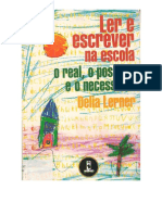 LER E ESCREVER NA ESCOLA - DELIA LERNER