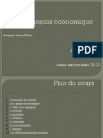 Français Économique Cours Univ Alger 3