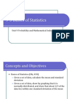 9-3 Basics of Statistics: Unit 9 Probability and Mathematical Induction