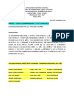 3er Grado 2do Lapso 1er Contenido Las Estaciones Del Año