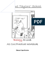 Edexcel Biology A2 Core Practical Workbook