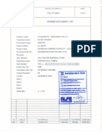 Vendor document list