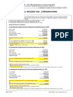 TAX-701U (Income Tax - Corporations) With Updates