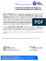 Acta de Liquidacion Contrato Laboral A Termino Fijo - Maria Jacinta Otero