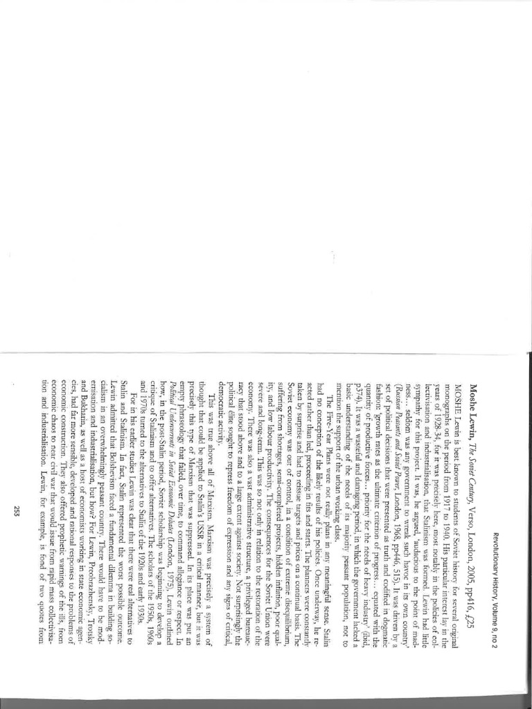 Moshe Lewin The Soviet Century PDF