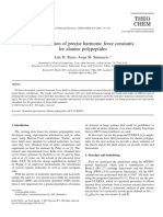 136 - Determination of Precise Harmonic Force Contacts For Alanine Polypeptides