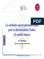 Methodes Spectrophotometriques