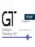 Gisselquist Technology, LLC: 2. Registers