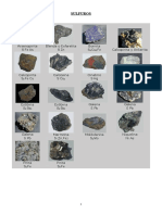 Principales sulfuros y minerales