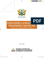 English Language Training Manual: Common Core Programme (CCP) Curriculum