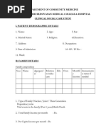 PSM Case Proforma