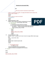 Structure Dun Doc HTML