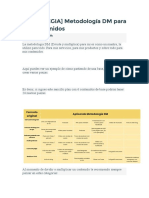 ESTRATEGIA Metodología DM para Tus Contenidos