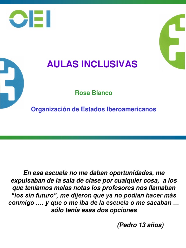 Estrategias para Aulas Inclusivas | PDF | Aprendizaje | Salón de clases