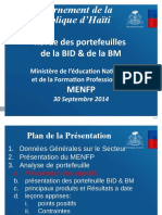 210714_MENFP-Revue portefeuille BID&BM-22-Juillet-2014-v3 (1)