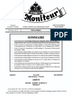 Le_moniteur_(21_mars_2014)-_arrete Fixant Le Statut Particulier Des Personnels Educatifs