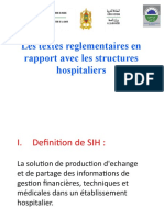 Les Textes Reglementaires en Rapport Avec Les Structures Hospitaliers