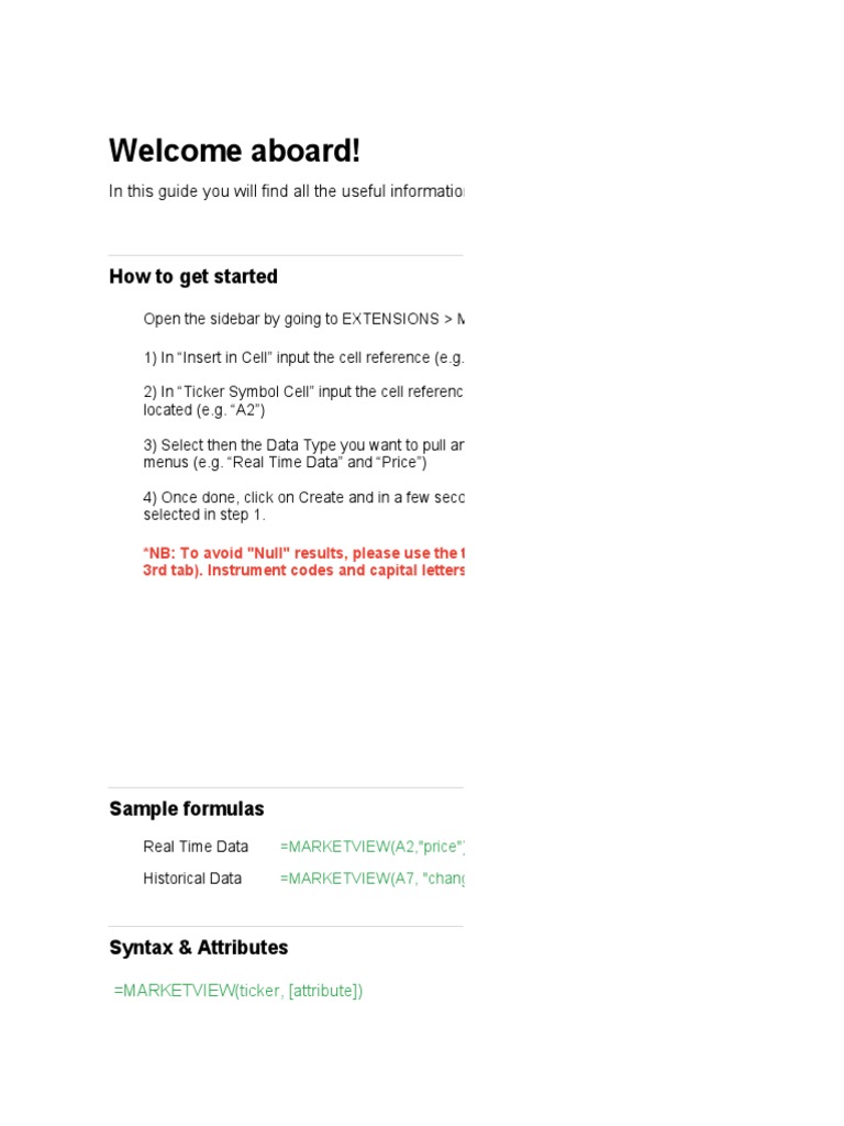 Marketview - User Manual | PDF | Exchange Traded Fund | Percentage