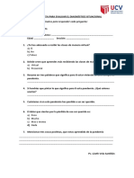 ENCUESTA PARA EVALUAR EL DIAGNÓSTICO SITUACIONAL