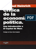 Michael Heinrich - Crítica de La Economía Política - Una Introducción A El Capital de Marx