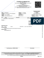 Polimeros Colombianos Sas: Factura de Venta Electronica #FE 262