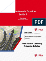 Sesión 4 - Trazo de Caminos y Evaluación de Rutas