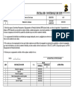 Controle de EPIs para montador de andaimes