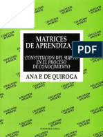 matrices de aprendizaje - Ana P. de Quiroga