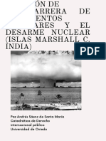 CESACIÓN DE LA CARRERA DE ARMAMENTOS NUCLEARES Y EL DESARME NUCLEAR (ISLAS MARSHALL c. INDIA)
