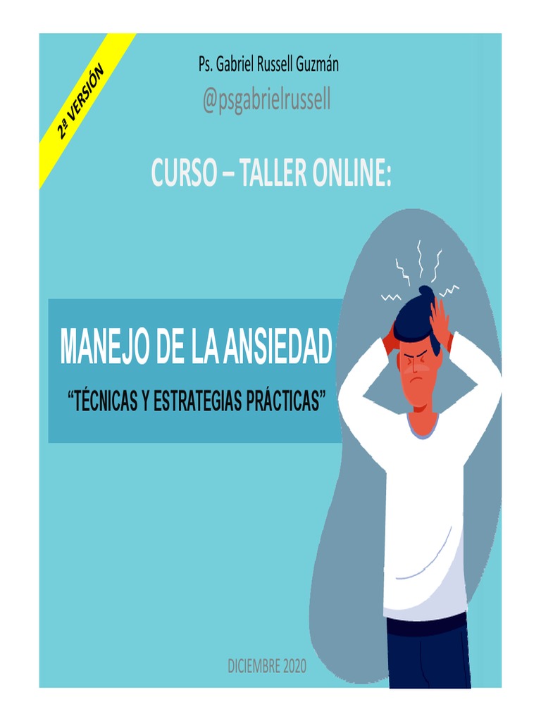 60 Técnicas Para El Manejo De La Ansiedad Pdf Ansiedad Temor