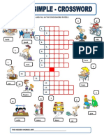 Past Simple Crossword Act 4