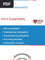 Unit 2 Sustainability