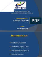 Tema Normalizacion Presentacion