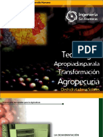 Manual Tecnologia Para La Transformacion Agropecuaria Deshidratador Solar ESF 1