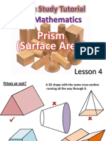 Solid Geometry Lesson 4 (Prism-Surface Area)