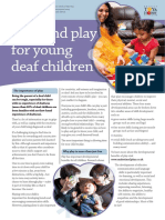 Toys-And-Play For Deaf Children