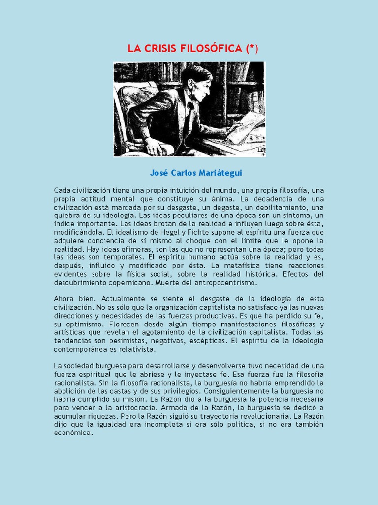 Crisis de la Filosofía Contemporánea | PDF | Relativismo | Ideologías