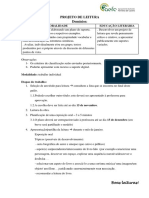 10º Ano Projeto - Leitura 1