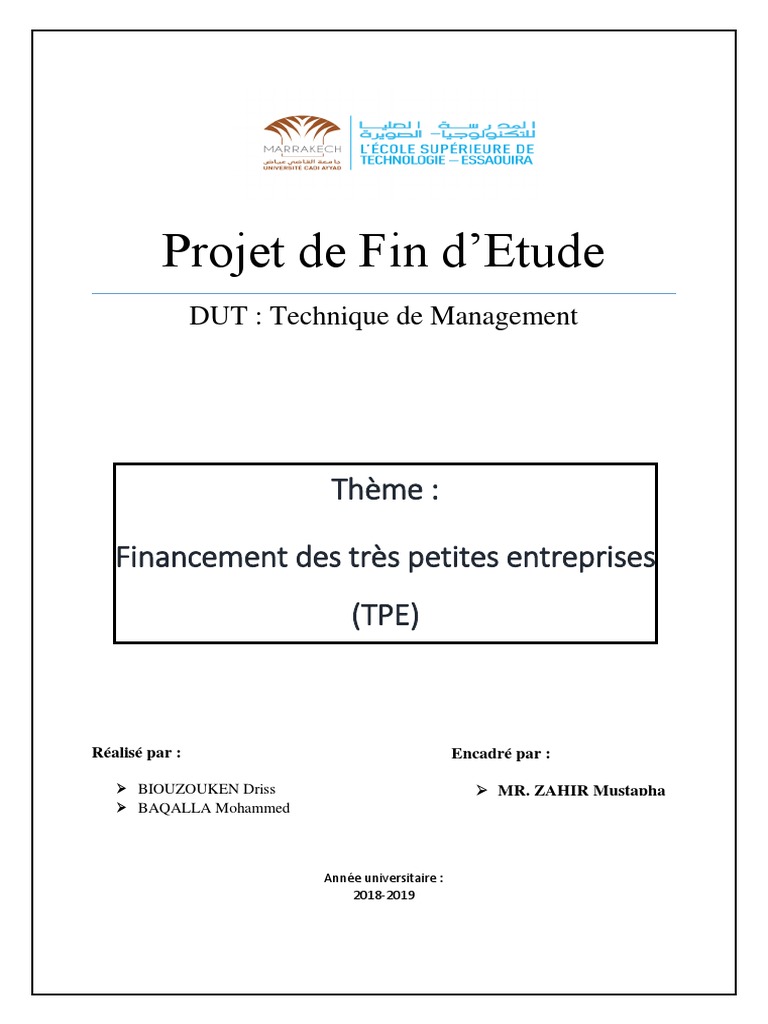 PDF) L'information informelle dans les dossiers de financement des PME