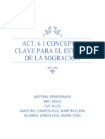 Act. 6.1 Conceptos Clave para El Estudio de La Migración