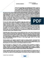 Ficha 3 Historia de Mexico Relato de La Conquista de Mexico