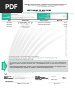 Proof of Billing Statement Example | PDF