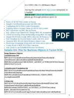 Want To Learn Fusion Technical Tools?: Sample Files For Business Objects in Fusion HCM