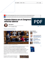 FUMATA BLANCA EN EL CONGRESO - HABEMUS REFORMA LABORAL. - Opinión de Julia García