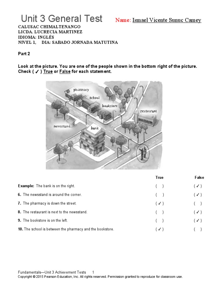 Top Notch Fundamentals Unit 3,4 y Libro Ismael PDF All Rights