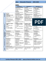 ❄️Enero - 2do Grado Dosificación (2021-2022)