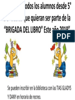 afiche brigada del libro