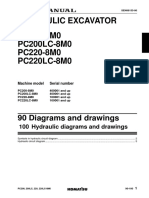 Diagrama Hidráulico e Elétrico PC200(LC)-8M0