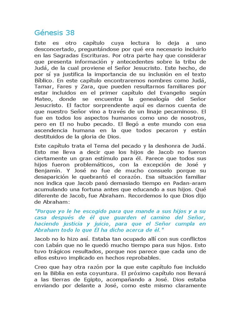 Génesis 38 | PDF | Jacob